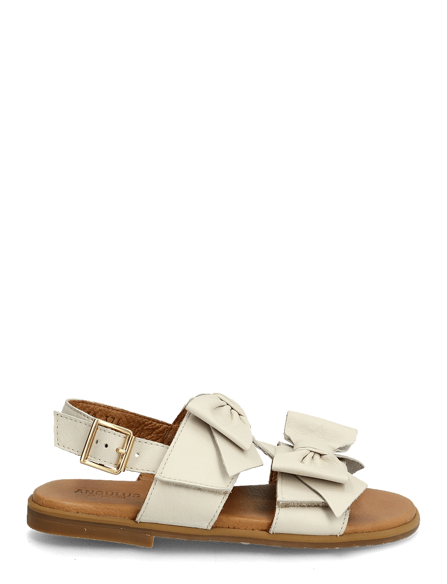 ANGULUS - Sandals - flat - open toe - op - shoes - 4636 oatmilk - 1