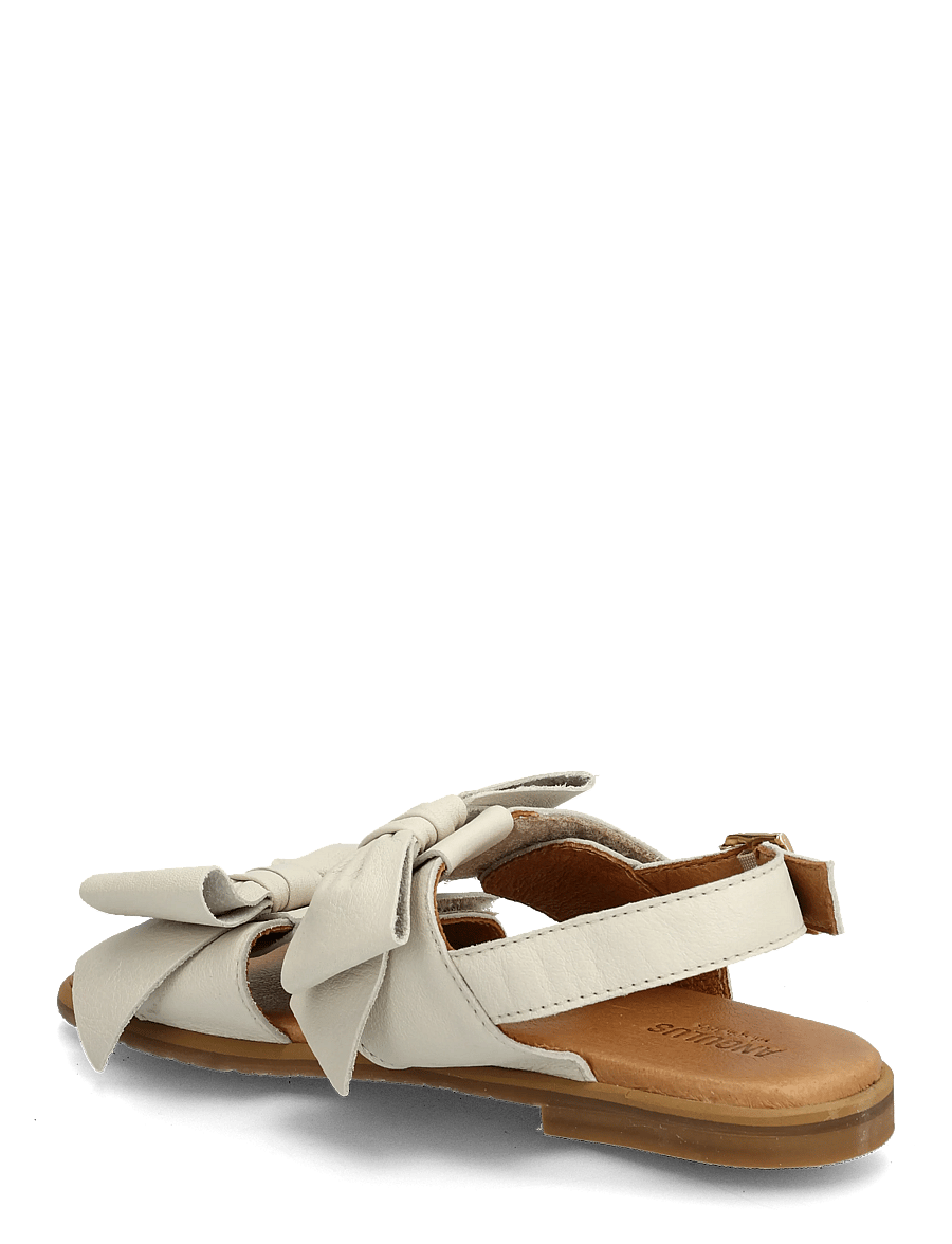 ANGULUS - Sandals - flat - open toe - op - shoes - 4636 oatmilk - 2