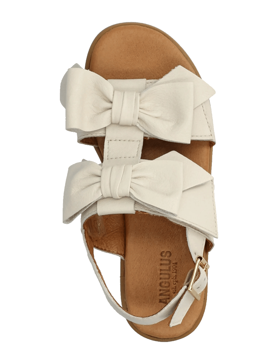 ANGULUS - Sandals - flat - open toe - op - shoes - 4636 oatmilk - 3