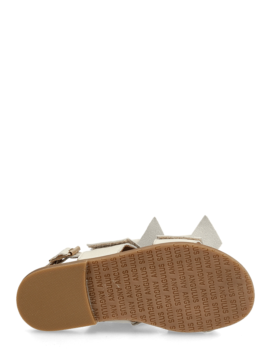 ANGULUS - Sandals - flat - open toe - op - shoes - 4636 oatmilk - 4