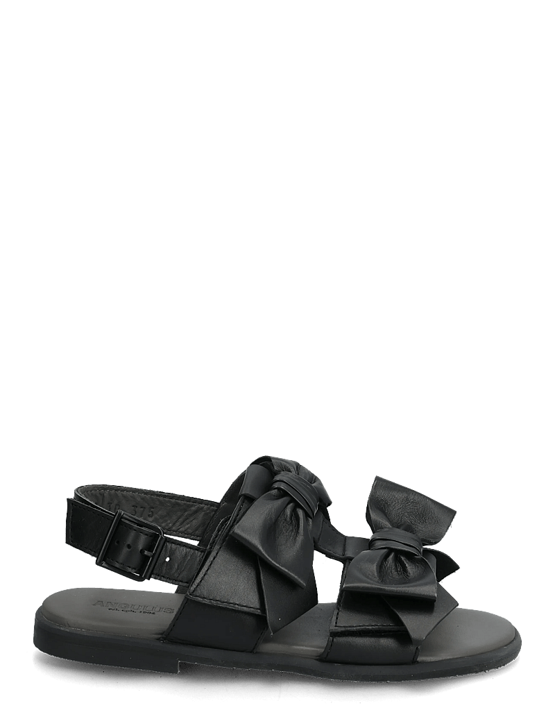 ANGULUS - Sandals - flat - open toe - op - schuhe - 1604 black - 1