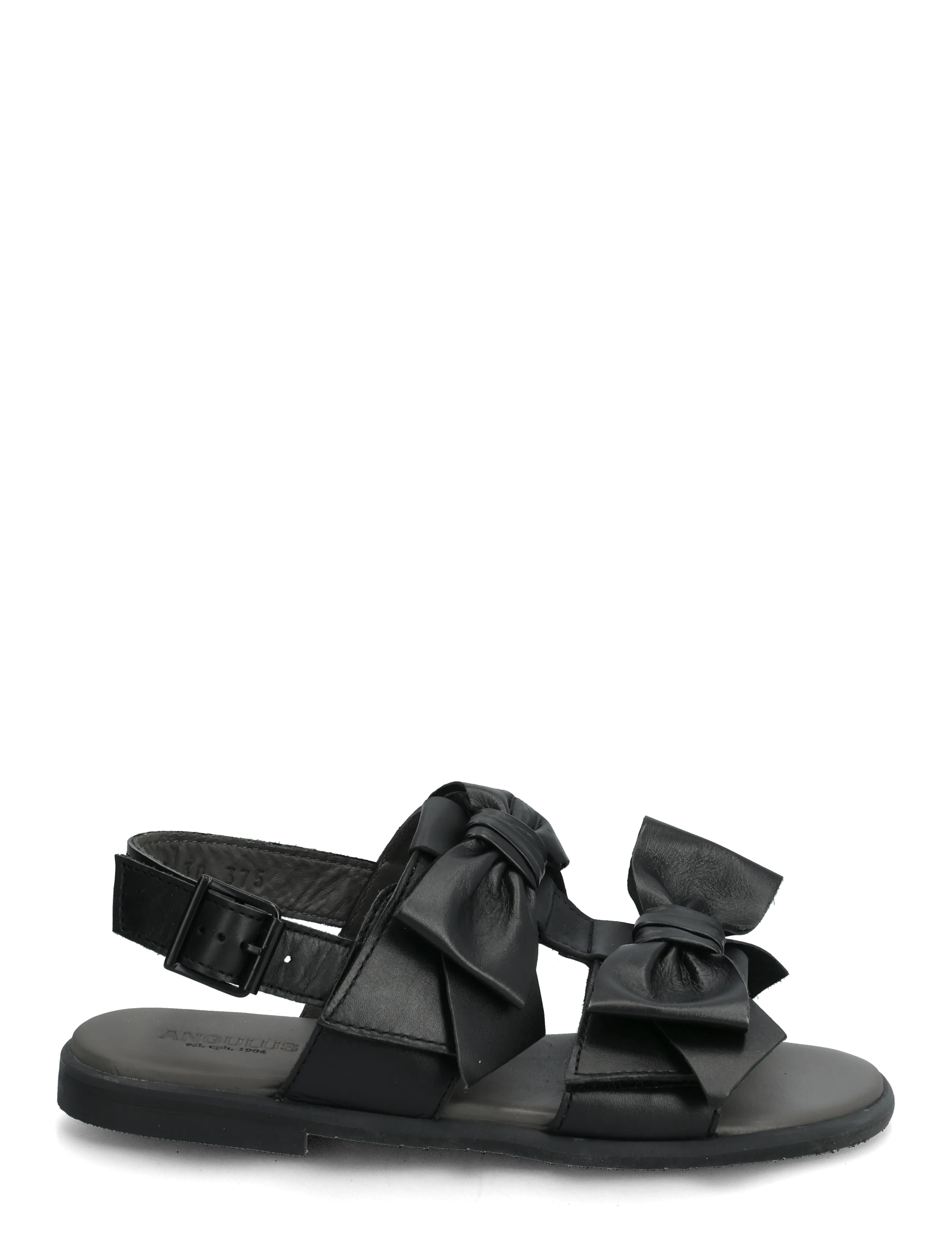 ANGULUS - Sandals - flat  - open toe - op - kengät - 1604 black - 1