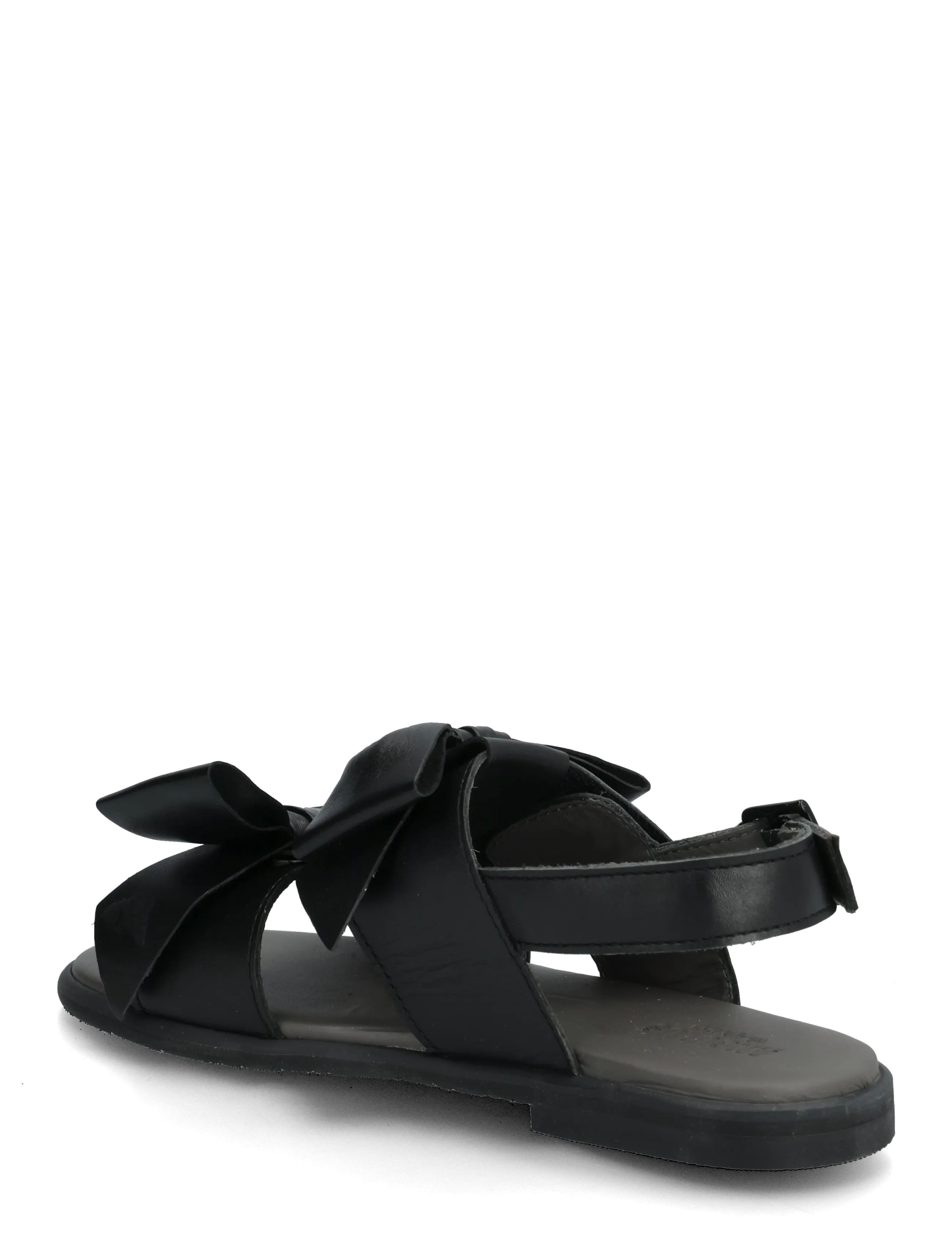 ANGULUS - Sandals - flat - open toe - op - kengät - 1604 black - 2