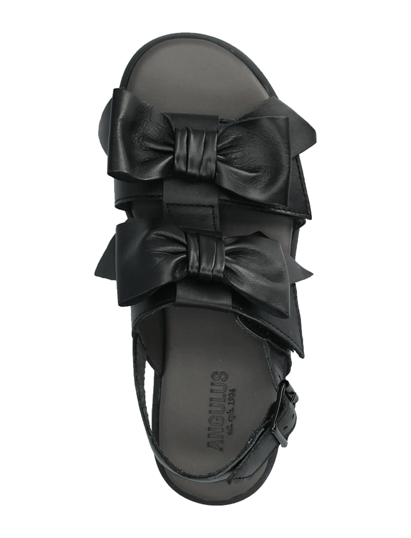 ANGULUS - Sandals - flat - open toe - op - schuhe - 1604 black - 3