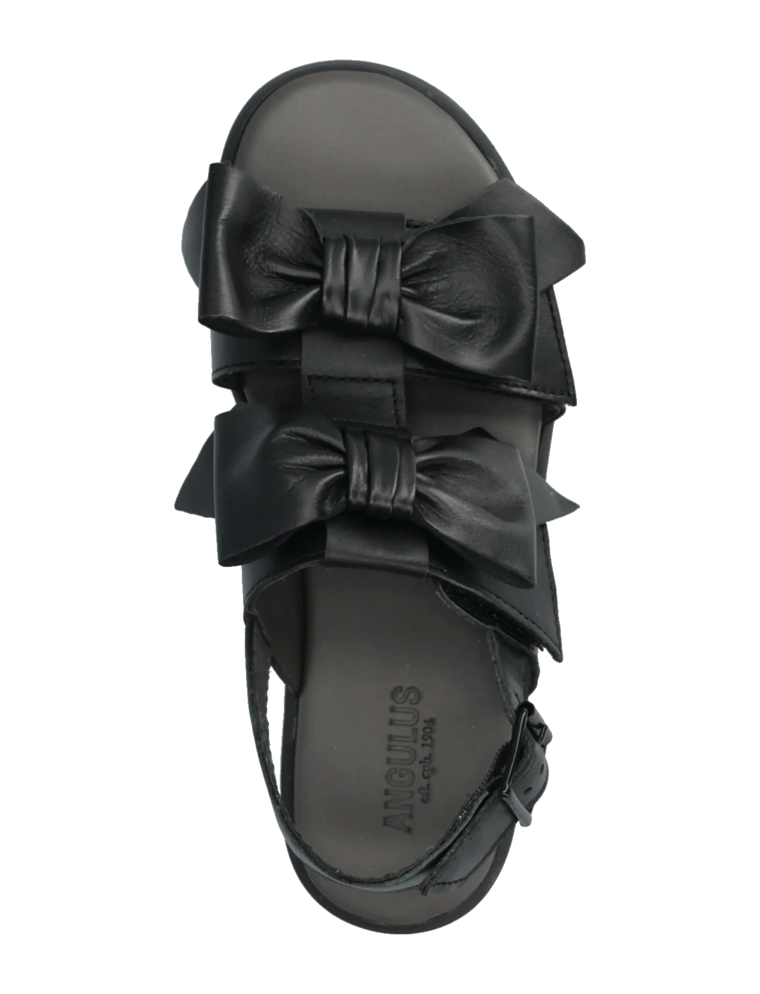 ANGULUS - Sandals - flat  - open toe - op - kengät - 1604 black - 3