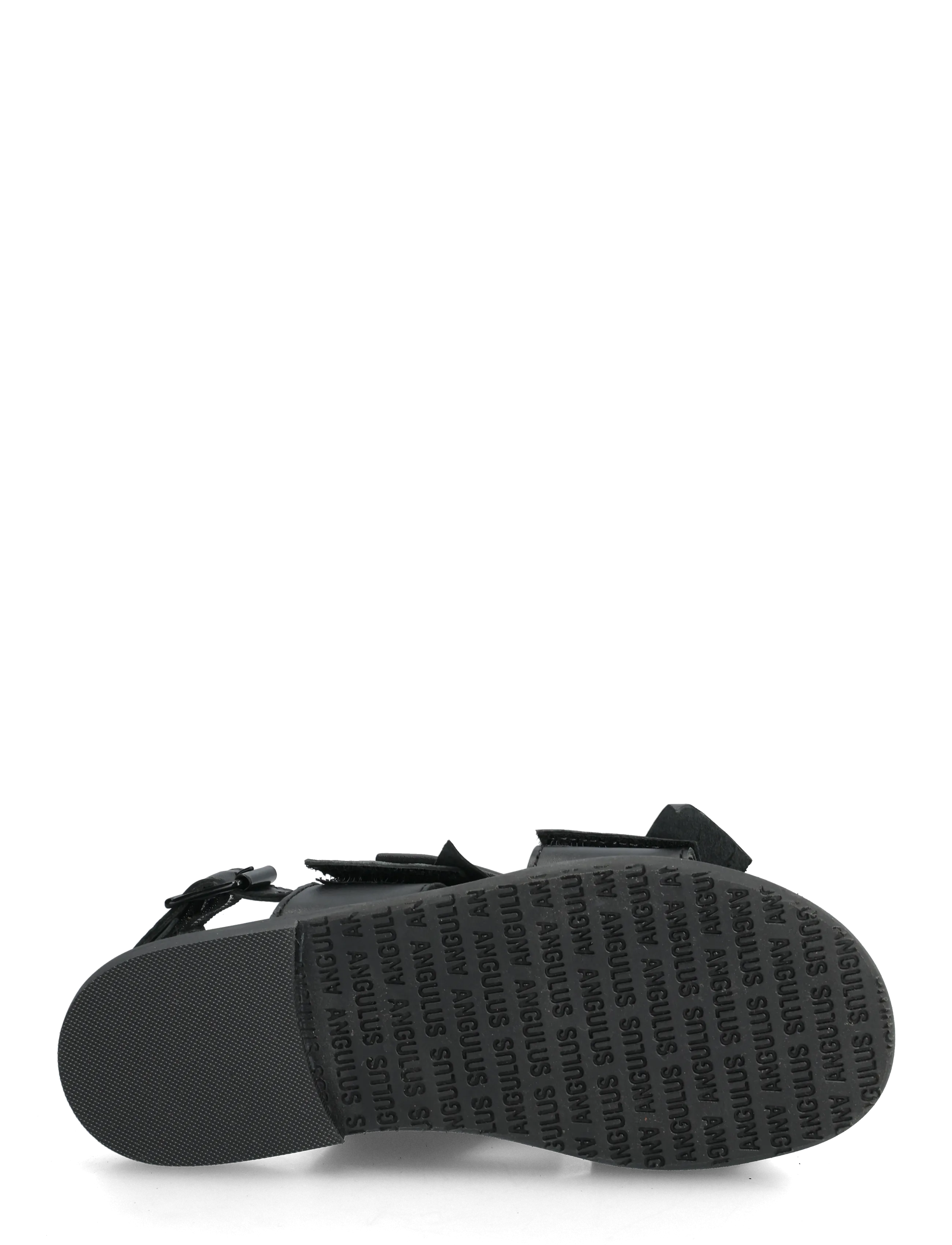 ANGULUS - Sandals - flat  - open toe - op - kengät - 1604 black - 4