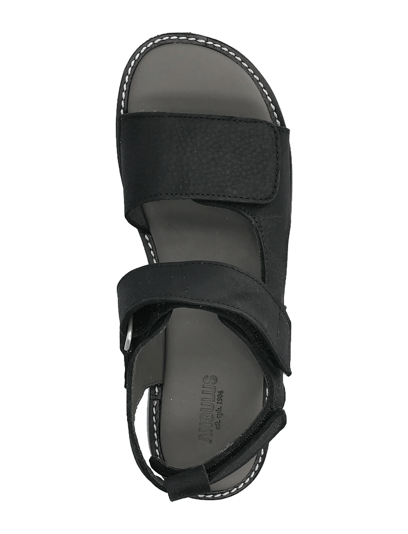 ANGULUS - Sandals - flat - open toe - op - sandalen - 2584 black - 3