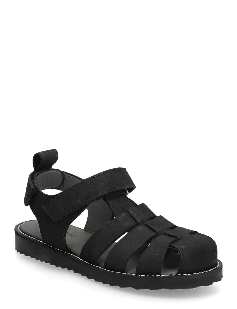 ANGULUS - Sandals - flat - closed toe - op - skor - 2584 black - 0