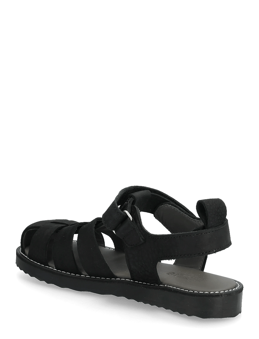 ANGULUS - Sandals - flat - closed toe - op - schuhe - 2584 black - 2