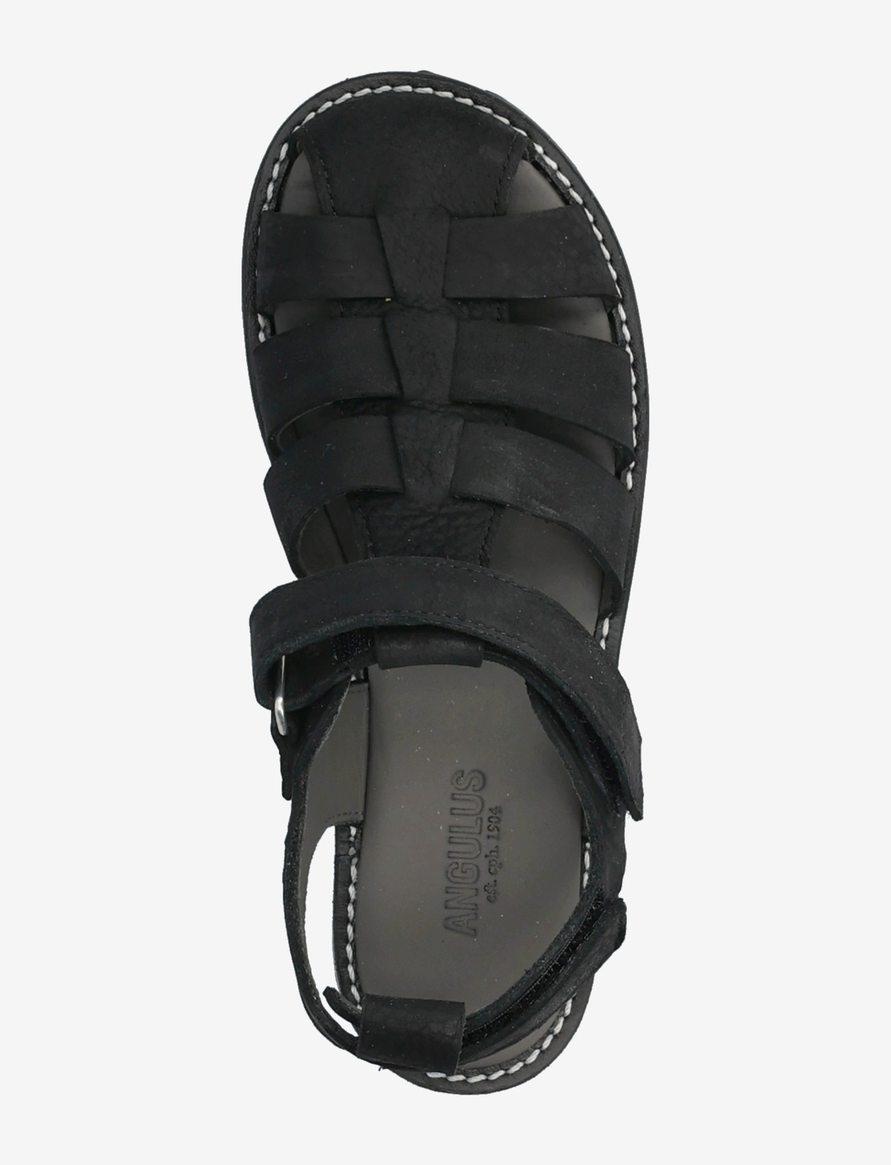ANGULUS - Sandals - flat  - closed toe - op - skor - 2584 black - 3