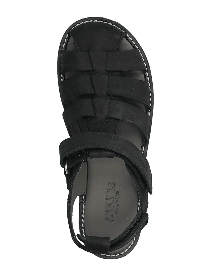 ANGULUS - Sandals - flat - closed toe - op - skor - 2584 black - 3