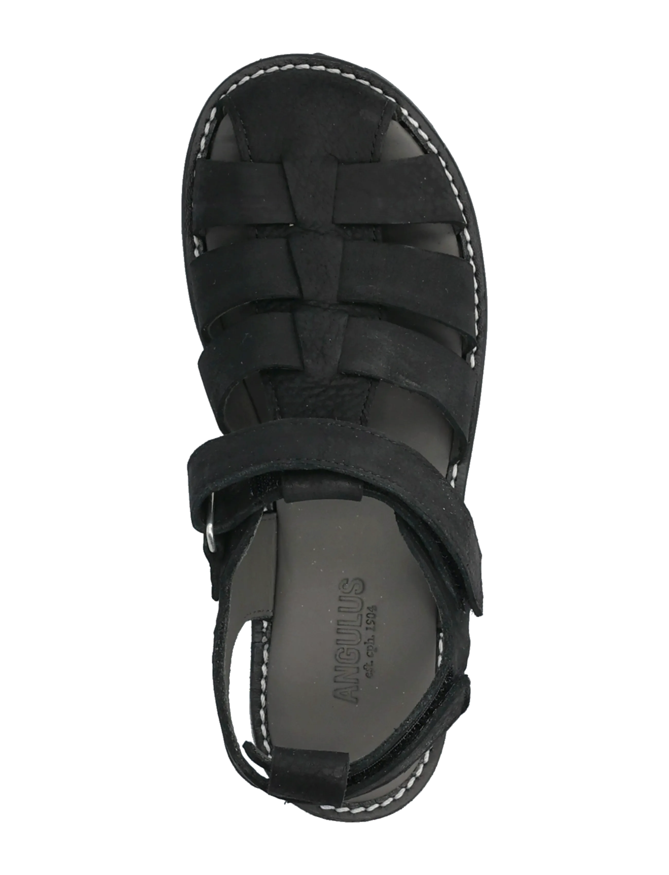 ANGULUS - Sandals - flat  - closed toe - op - schuhe - 2584 black - 3