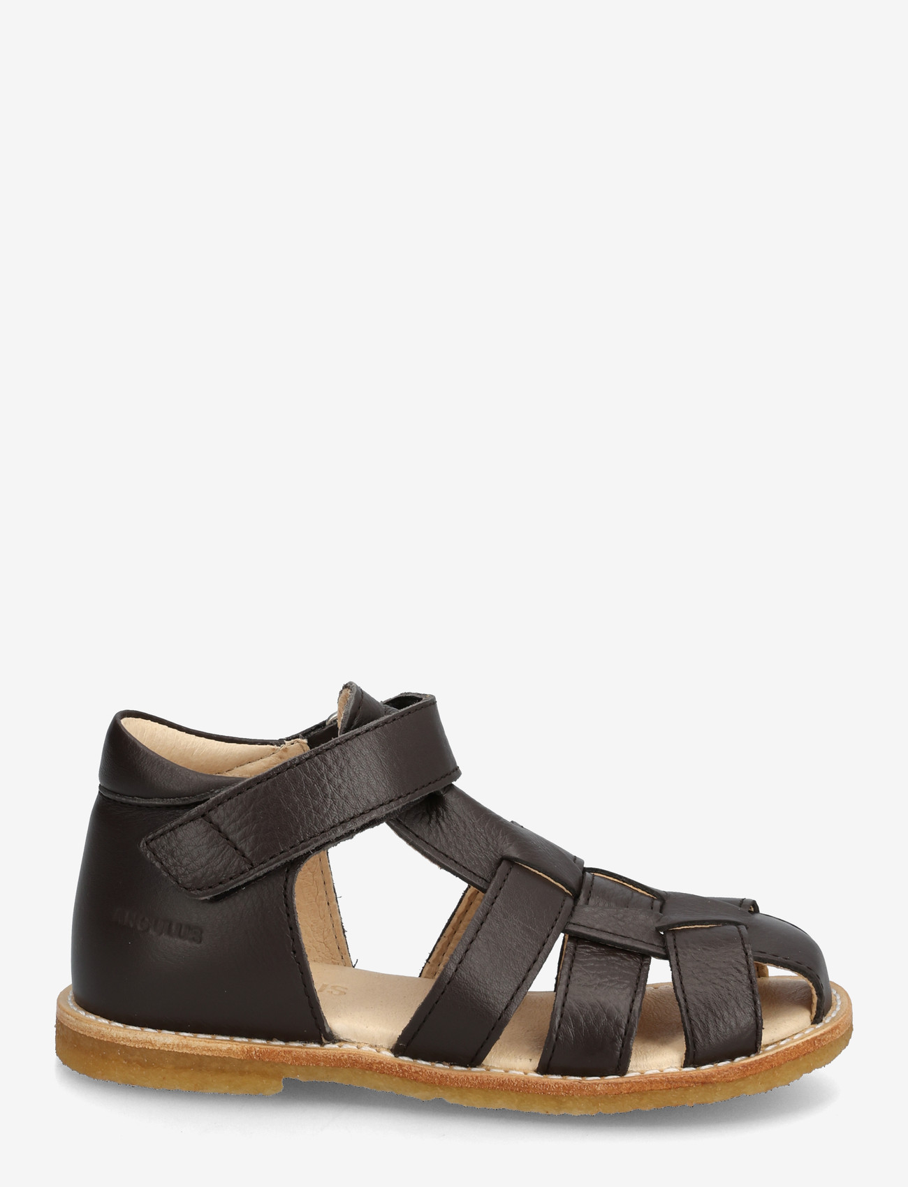 ANGULUS - Sandals - flat  - closed toe - kingad - 3200 dark brown - 1