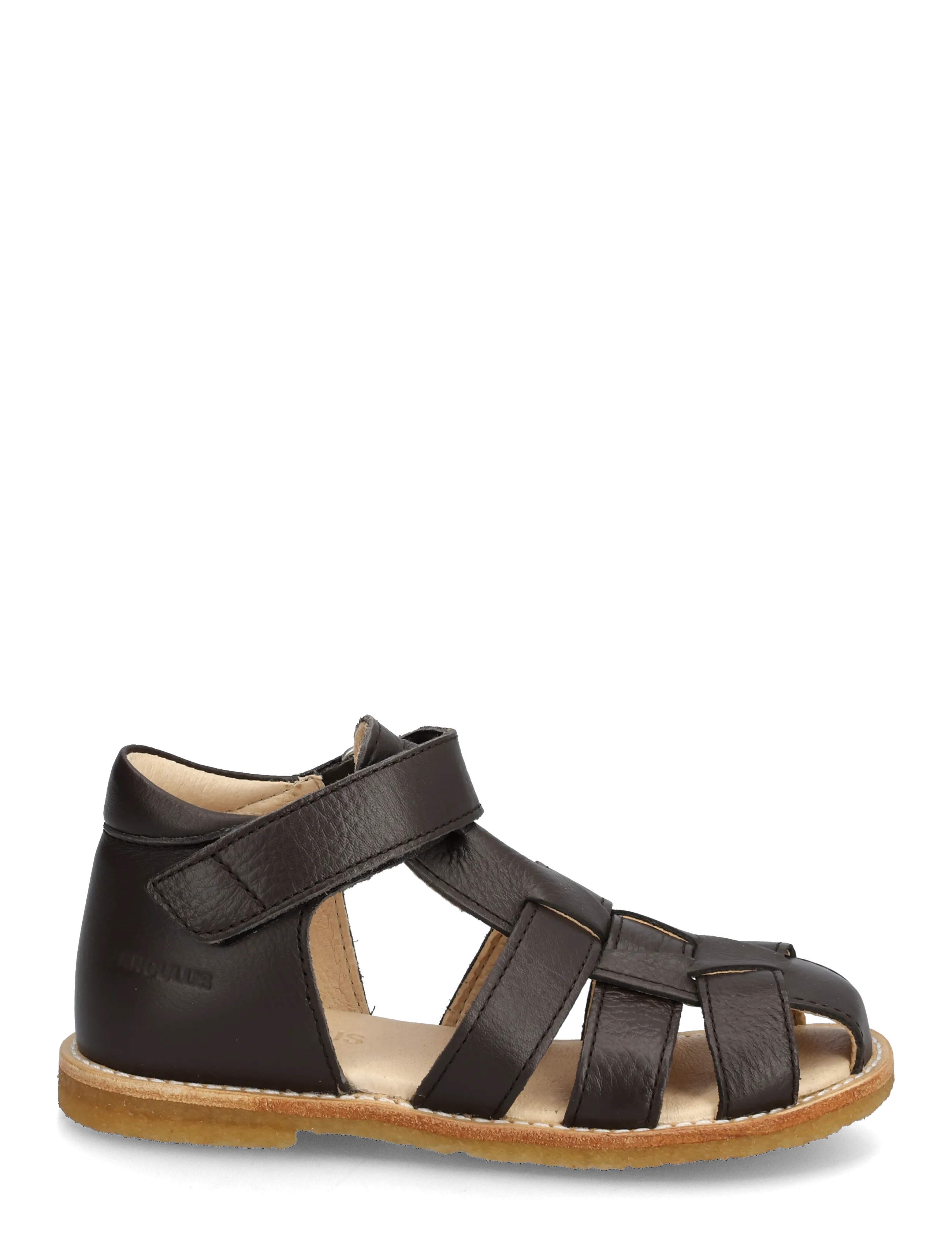 ANGULUS - Sandals - flat  - closed toe - skor - 3200 dark brown - 1
