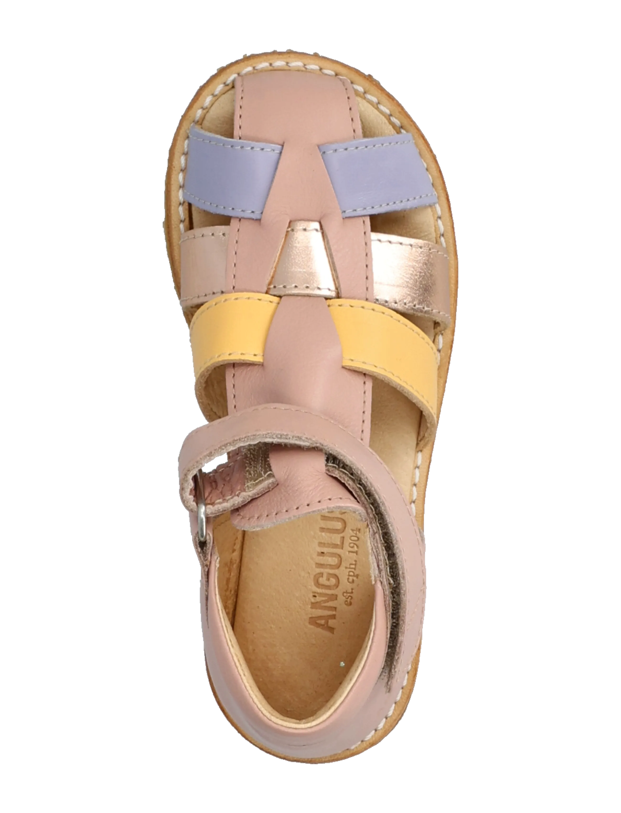 ANGULUS - Sandals - flat - closed toe - sko - 3203/4612/1311/2713 rosebud/am - 3