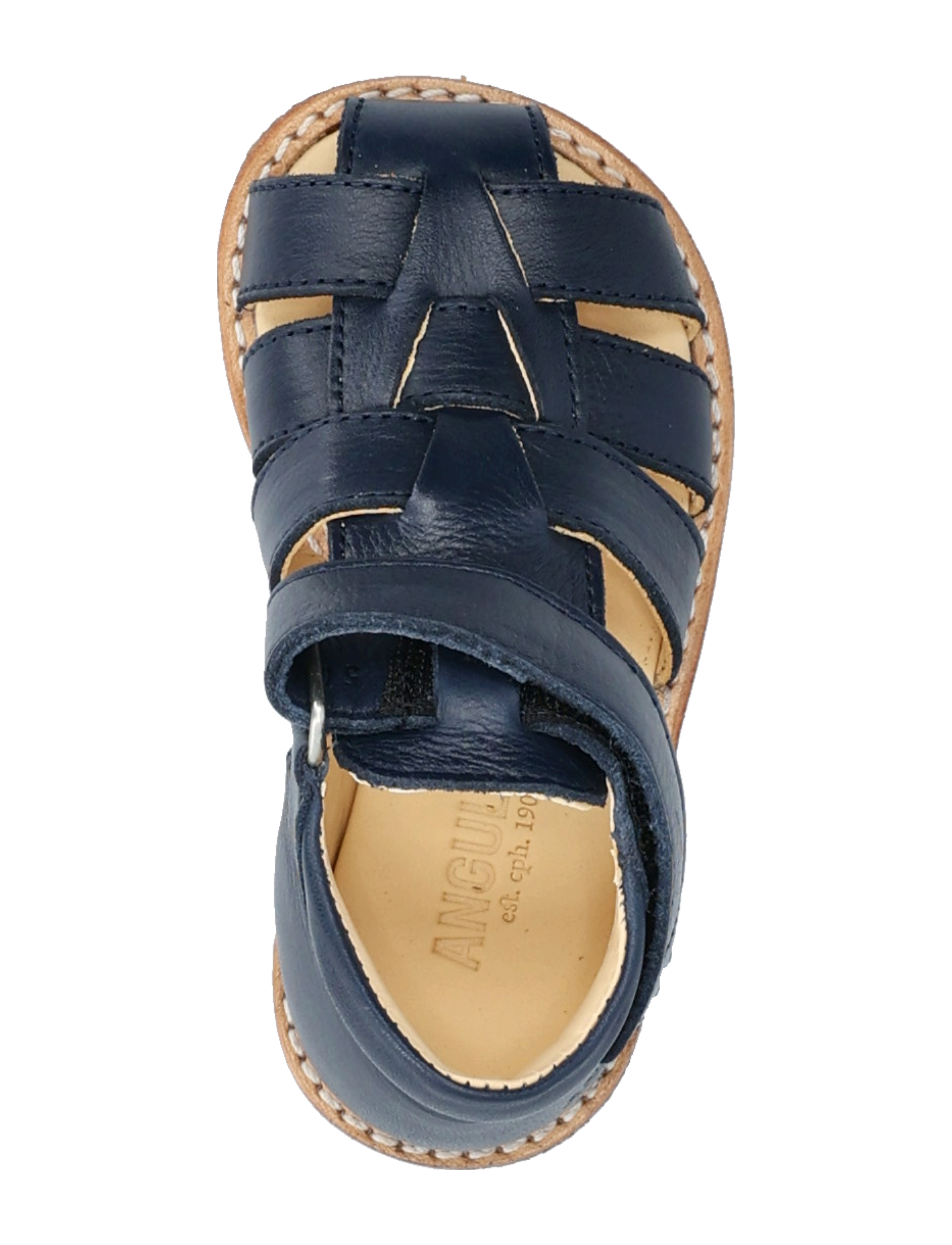 ANGULUS - Sandals - flat - closed toe - - suvised sooduspakkumised - 2585 navy - 3