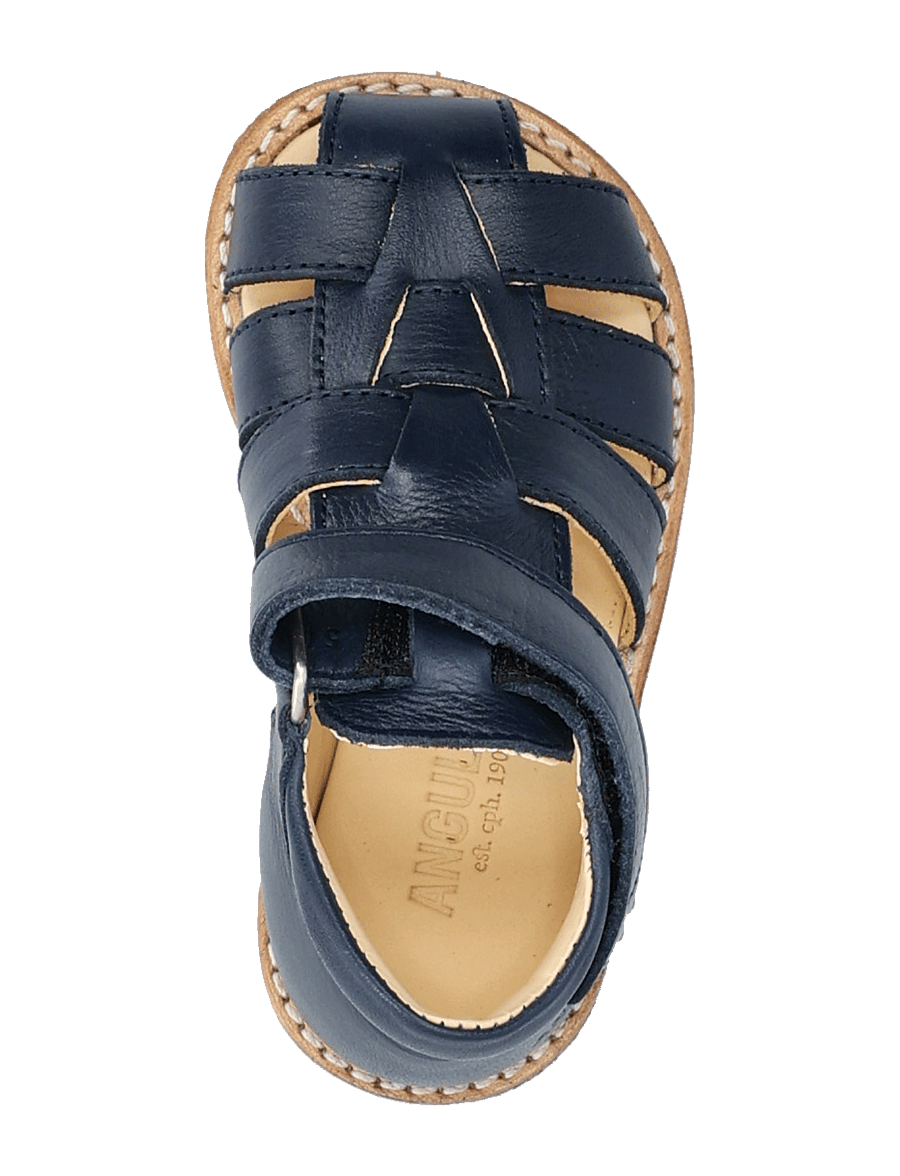 ANGULUS - Sandals - flat - closed toe - - skor - 2585 navy - 3