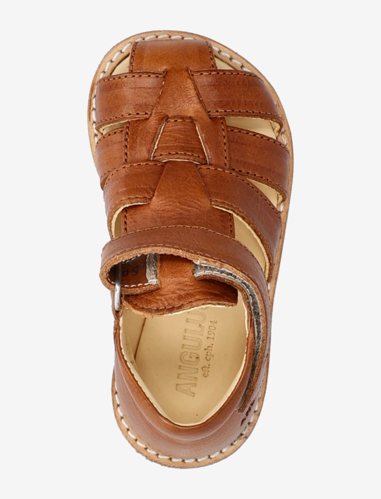 ANGULUS - Sandals - flat - closed toe - - skor - 1545 cognac - 4