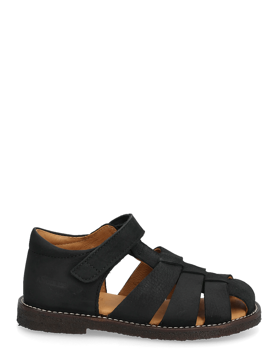 ANGULUS - Sandals - flat - closed toe - kengät - 2584 black - 1