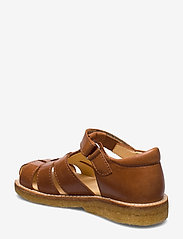 ANGULUS - Sandals - flat - closed toe -  - sandaler med rem - 1838 cognac - 2