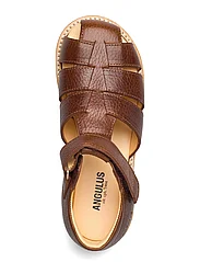 ANGULUS - Sandals - flat - closed toe - - gode sommertilbud - 2509 cognac - 3