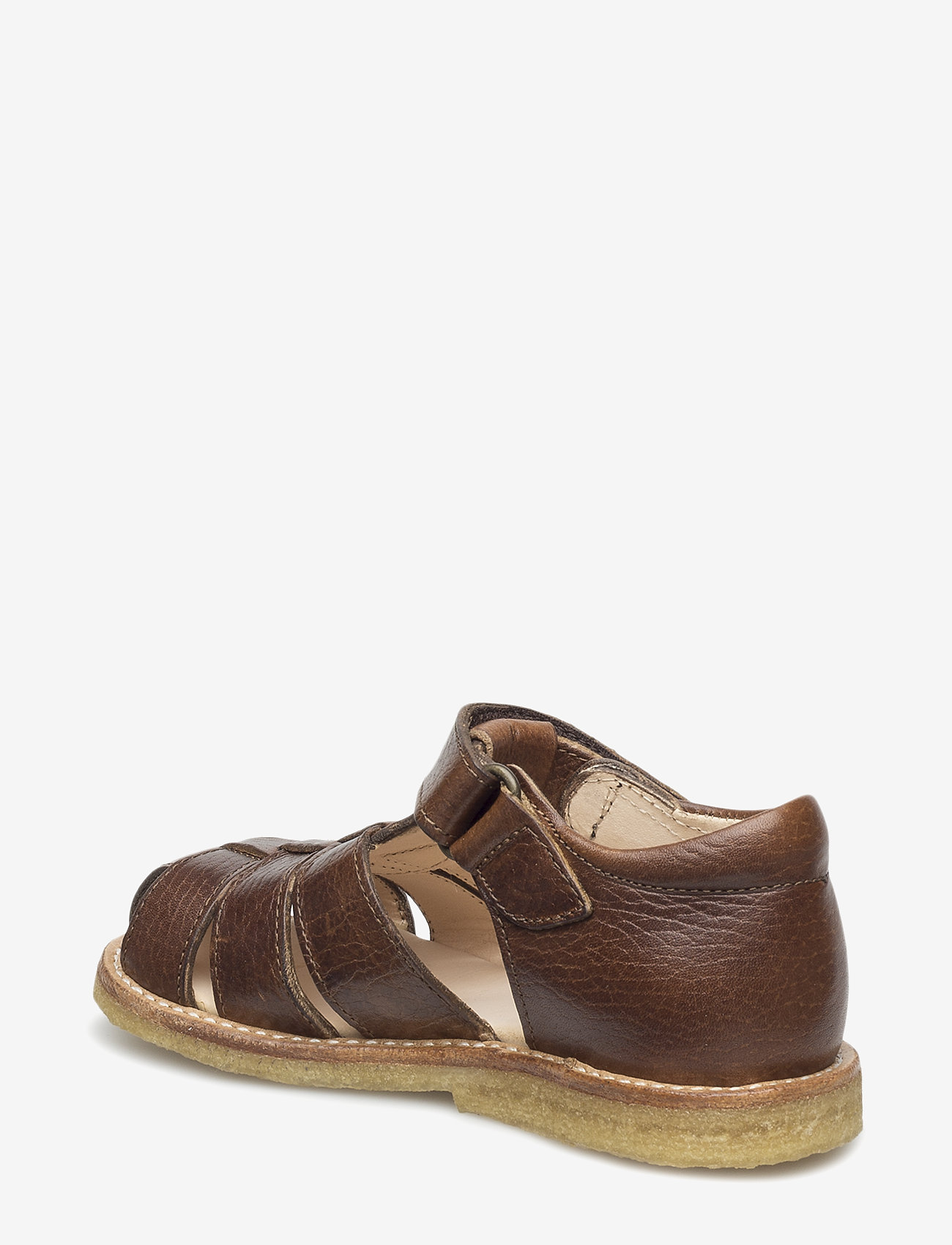 ANGULUS - Sandals - flat - closed toe -  - strap sandals - 2509 cognac - 1