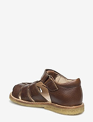ANGULUS - Sandals - flat - closed toe -  - strap sandals - 2509 cognac - 1