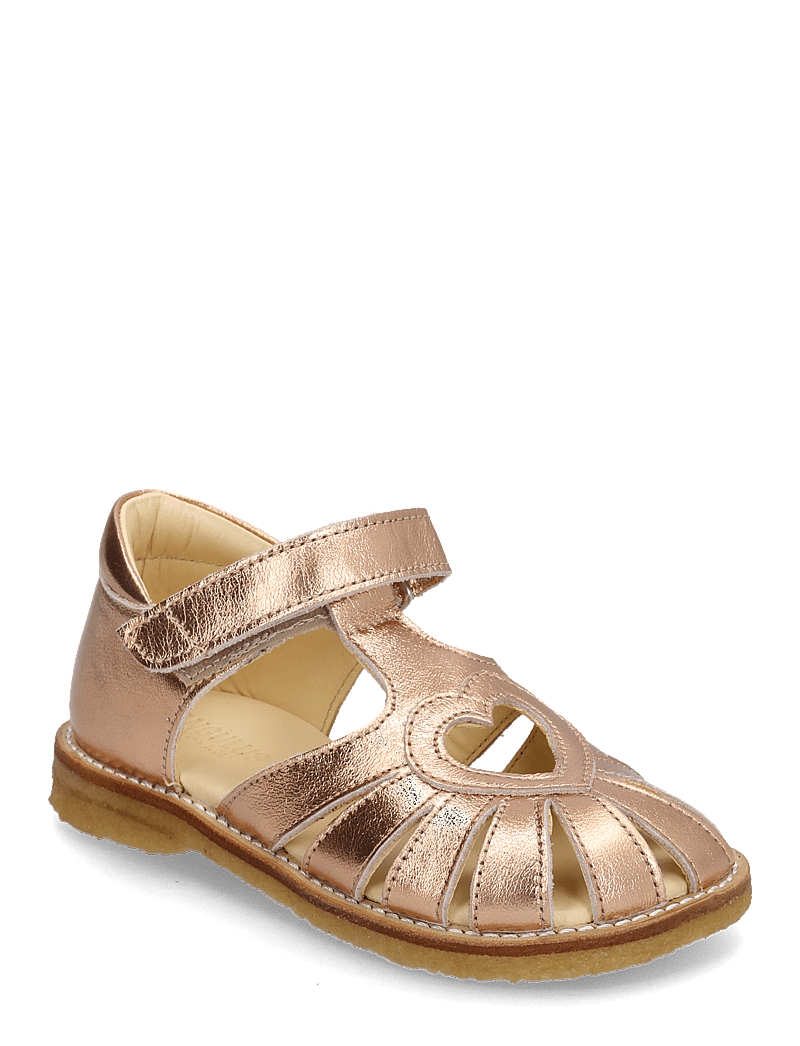 ANGULUS - Sandals - flat - closed toe - sko - 3328 copper shine - 0