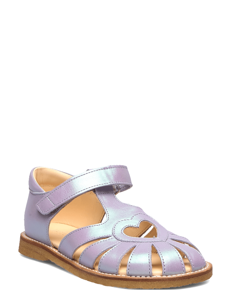 ANGULUS - Sandals - flat - closed toe - skor - 3595 iridescent lilac shine - 1