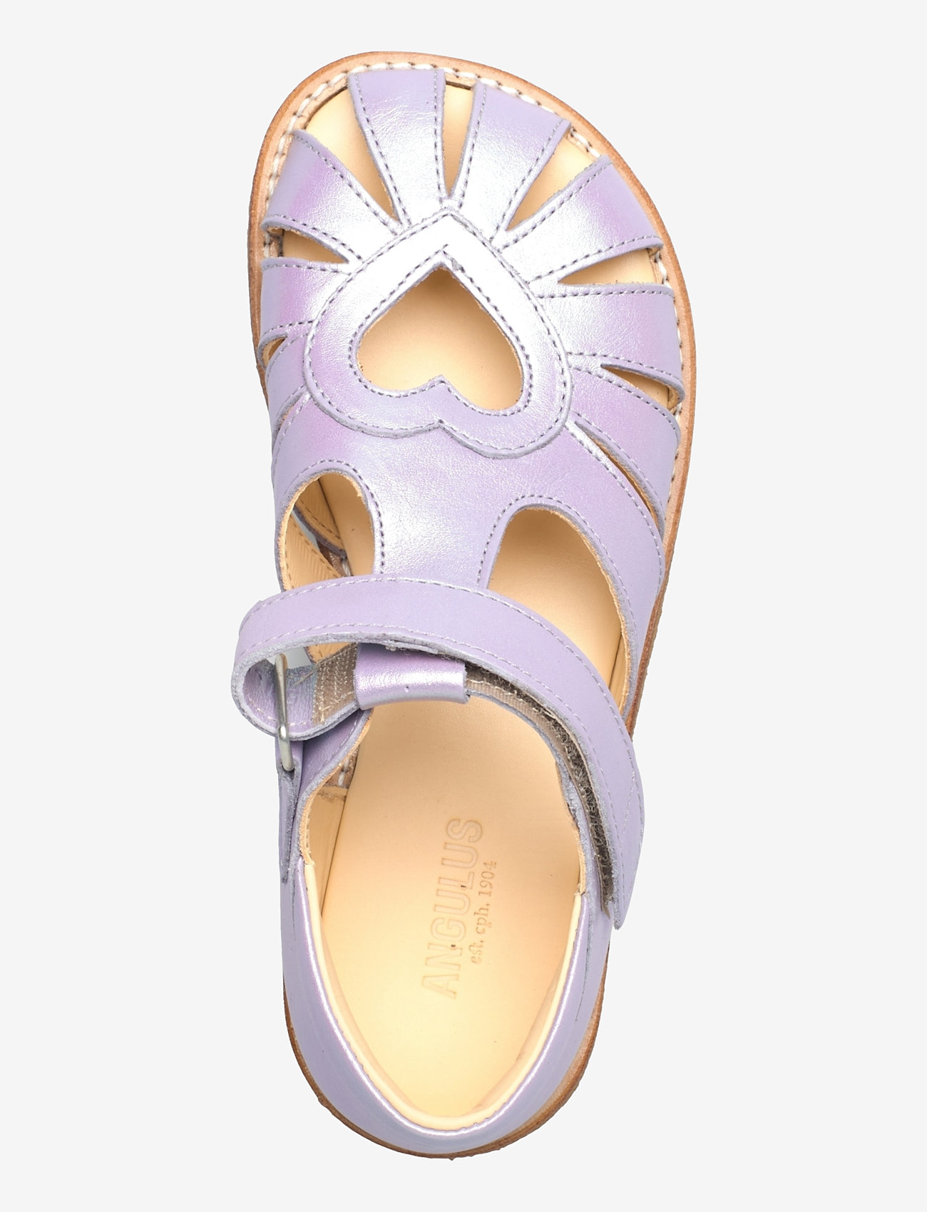 ANGULUS - Sandals - flat  - closed toe - fødselsdagsgaver - 3595 iridescent lilac shine - 3