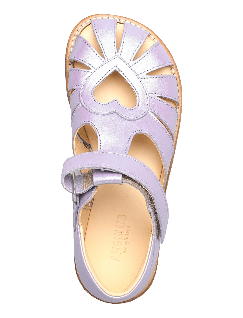 ANGULUS - Sandals - flat - closed toe - skor - 3595 iridescent lilac shine - 4