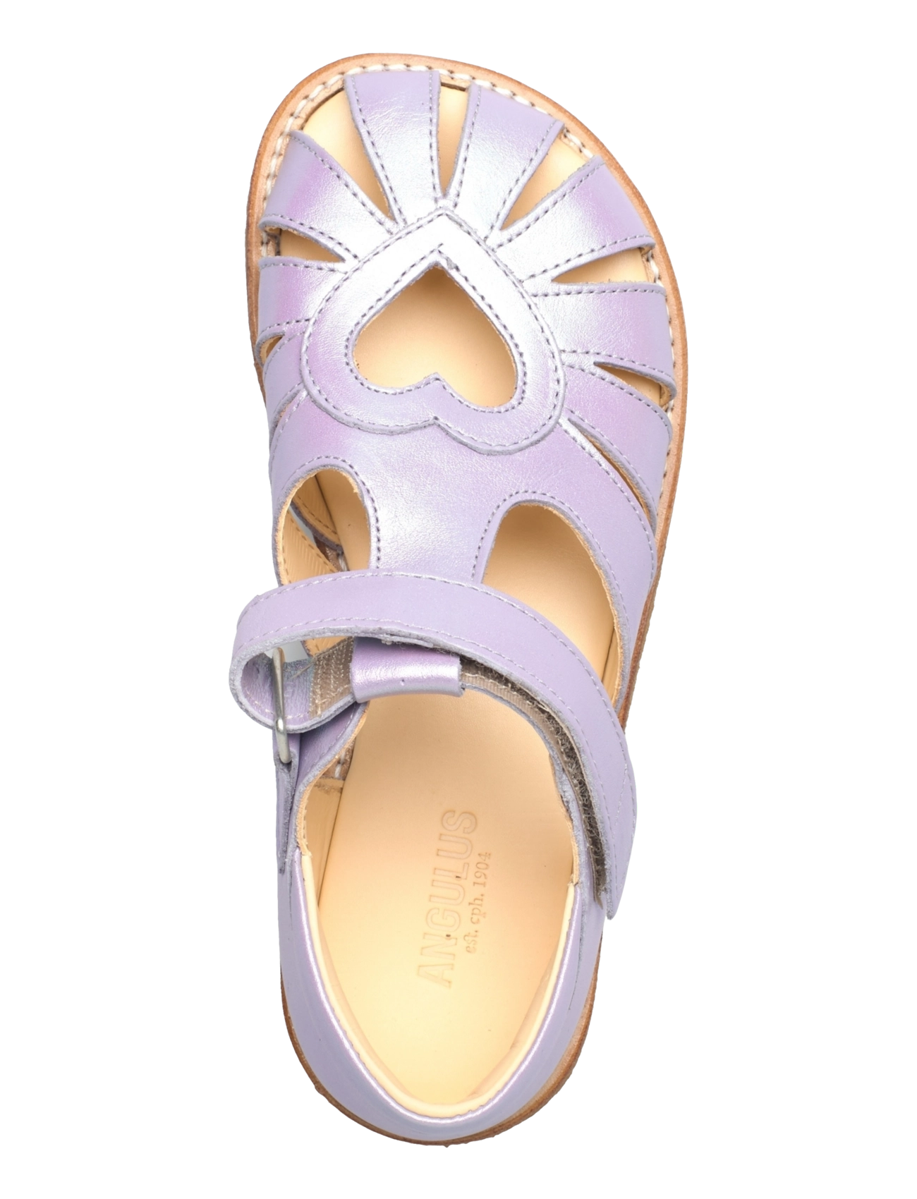 ANGULUS - Sandals - flat  - closed toe - 3595 iridescent lilac shine - 4