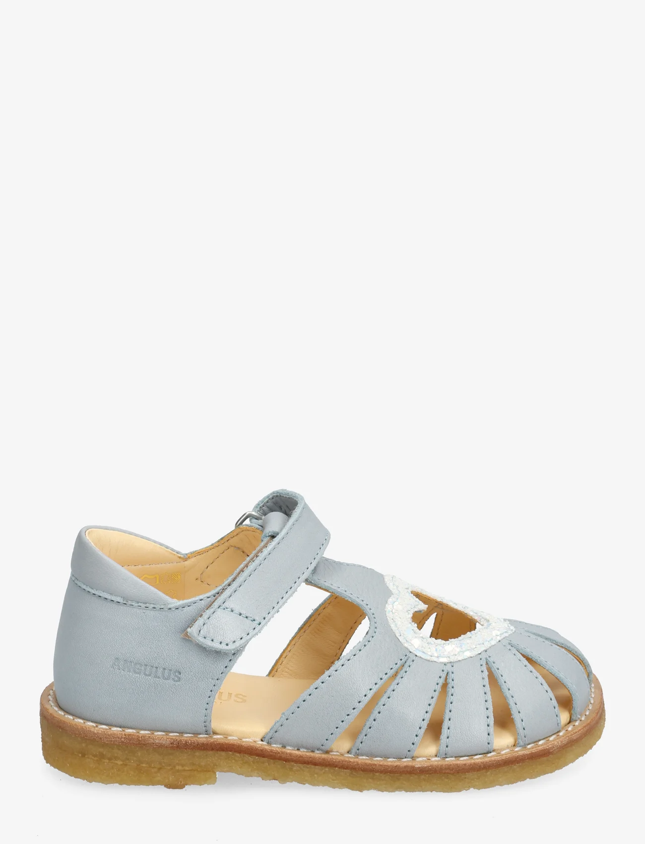 ANGULUS - Sandals - flat - closed toe - - summer savings - 2712/2751 ice blue/ice glitter - 1