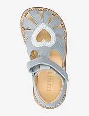 ANGULUS - Sandals - flat - closed toe - - letnie okazje - 2712/2751 ice blue/ice glitter - 3