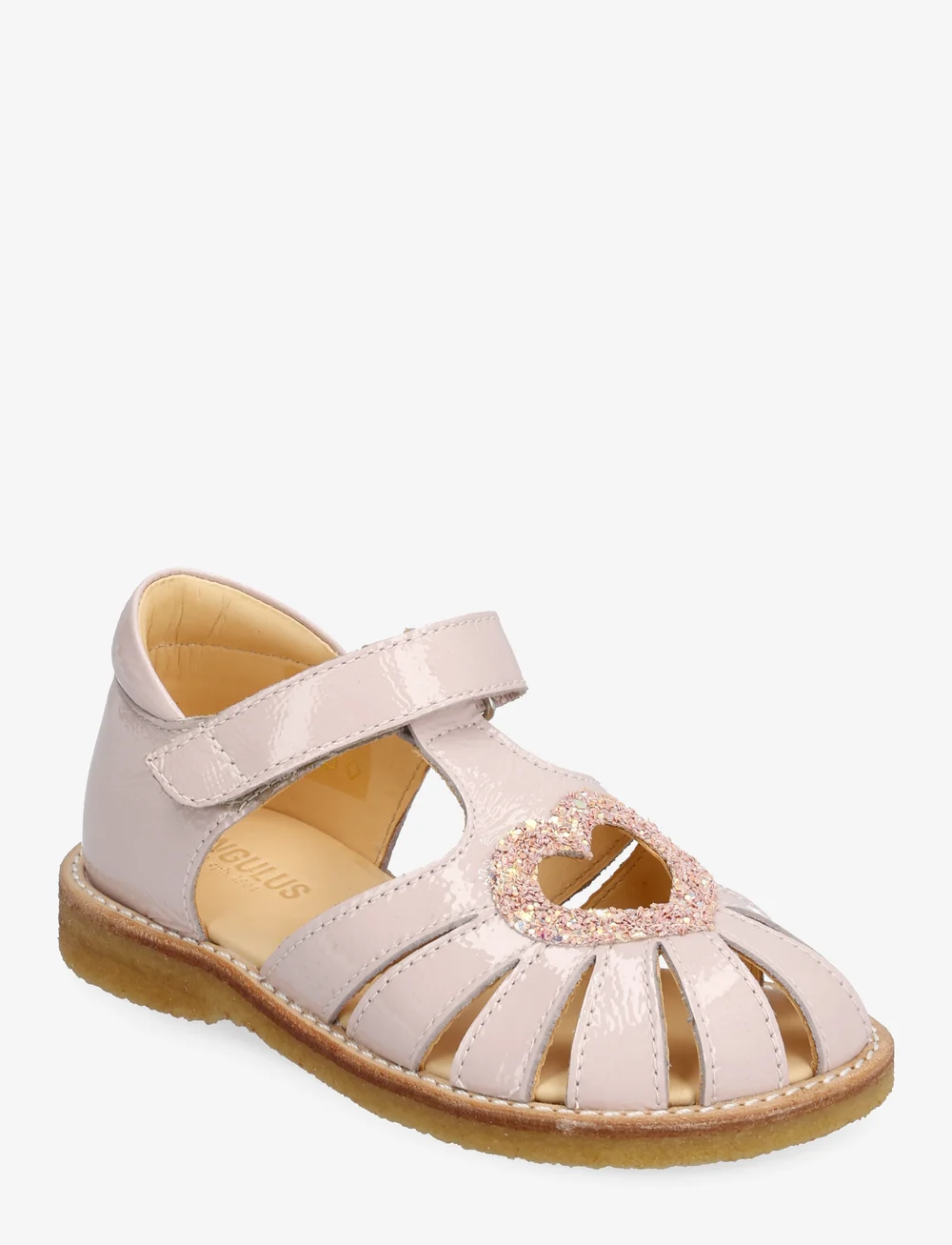ANGULUS - Sandals - flat - closed toe - - sko - 2704/2750 pale rose/rose glitt - 0