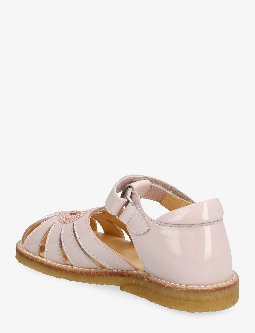ANGULUS - Sandals - flat - closed toe - - sko - 2704/2750 pale rose/rose glitt - 2