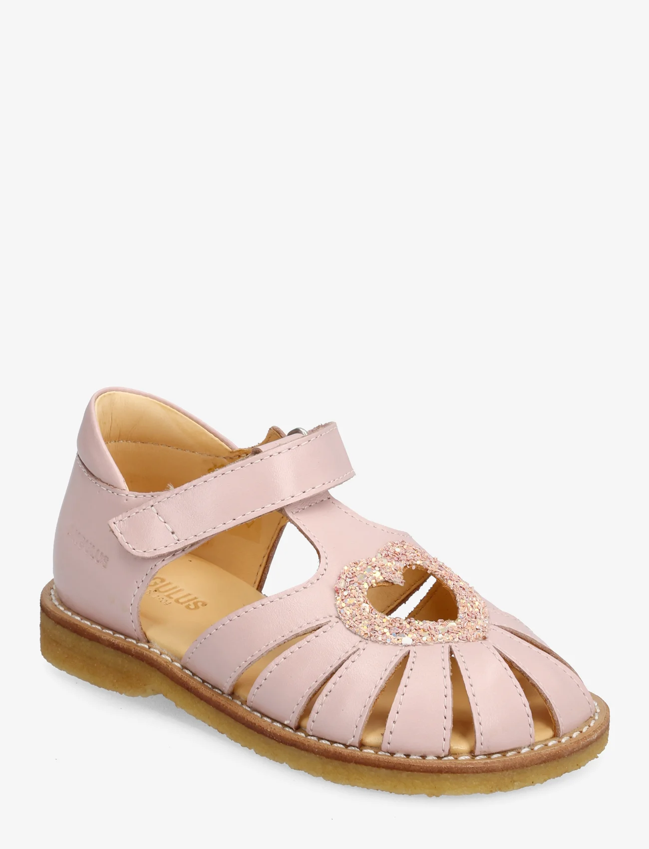 ANGULUS - Sandals - flat - closed toe - - sommerkupp - 2711/2750 pale rose/rose glitt - 0