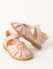 ANGULUS - Sandals - flat - closed toe - - kesälöytöjä - 2711/2750 pale rose/rose glitt - 5