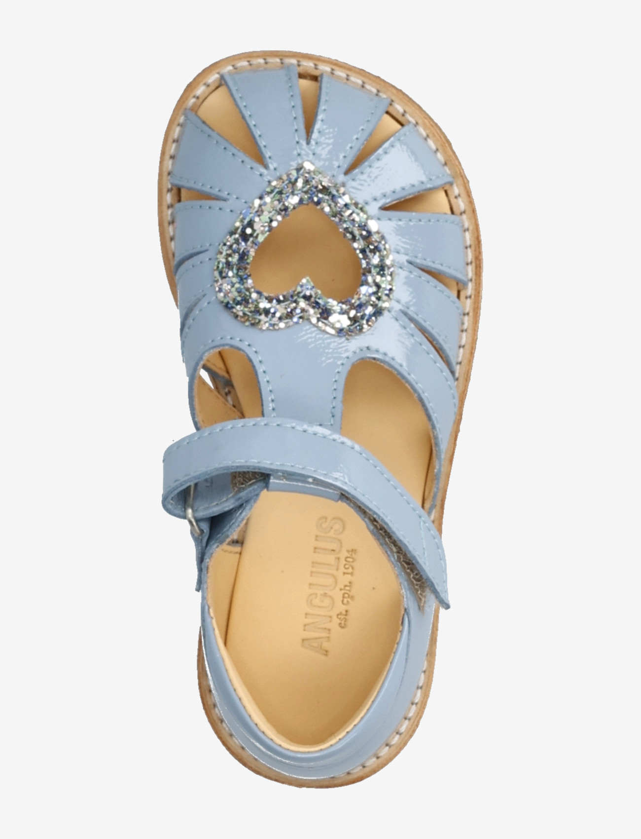 ANGULUS - Sandals - flat  - closed toe - sko - 1331/3619 sky blue/spring mult - 3