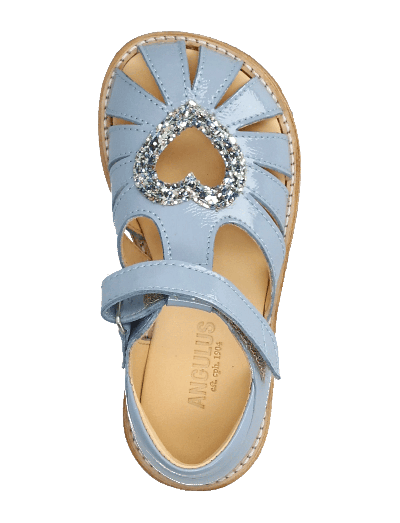 ANGULUS - Sandals - flat - closed toe - sko - 1331/3619 sky blue/spring mult - 3