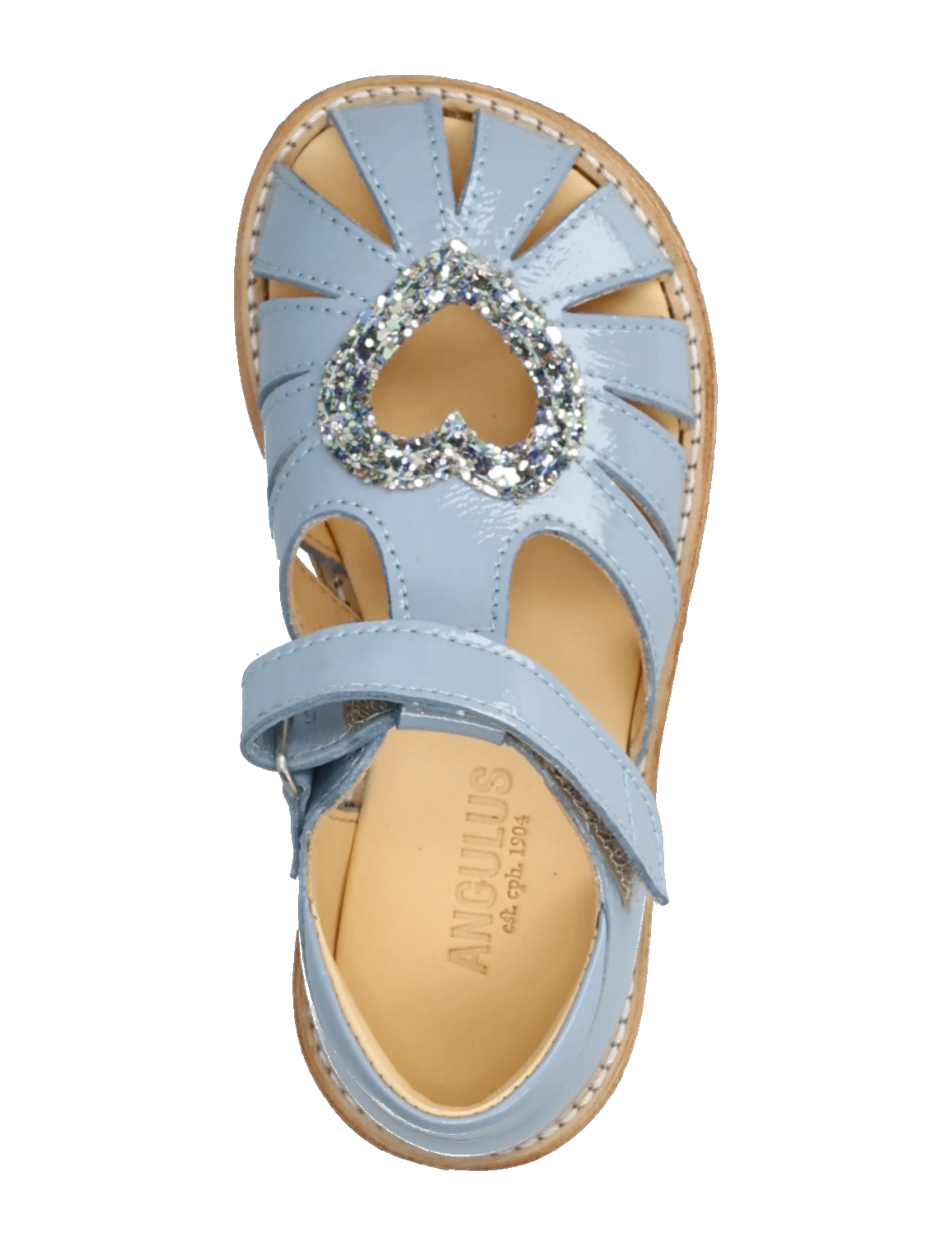ANGULUS - Sandals - flat  - closed toe - kingad - 1331/3619 sky blue/spring mult - 3