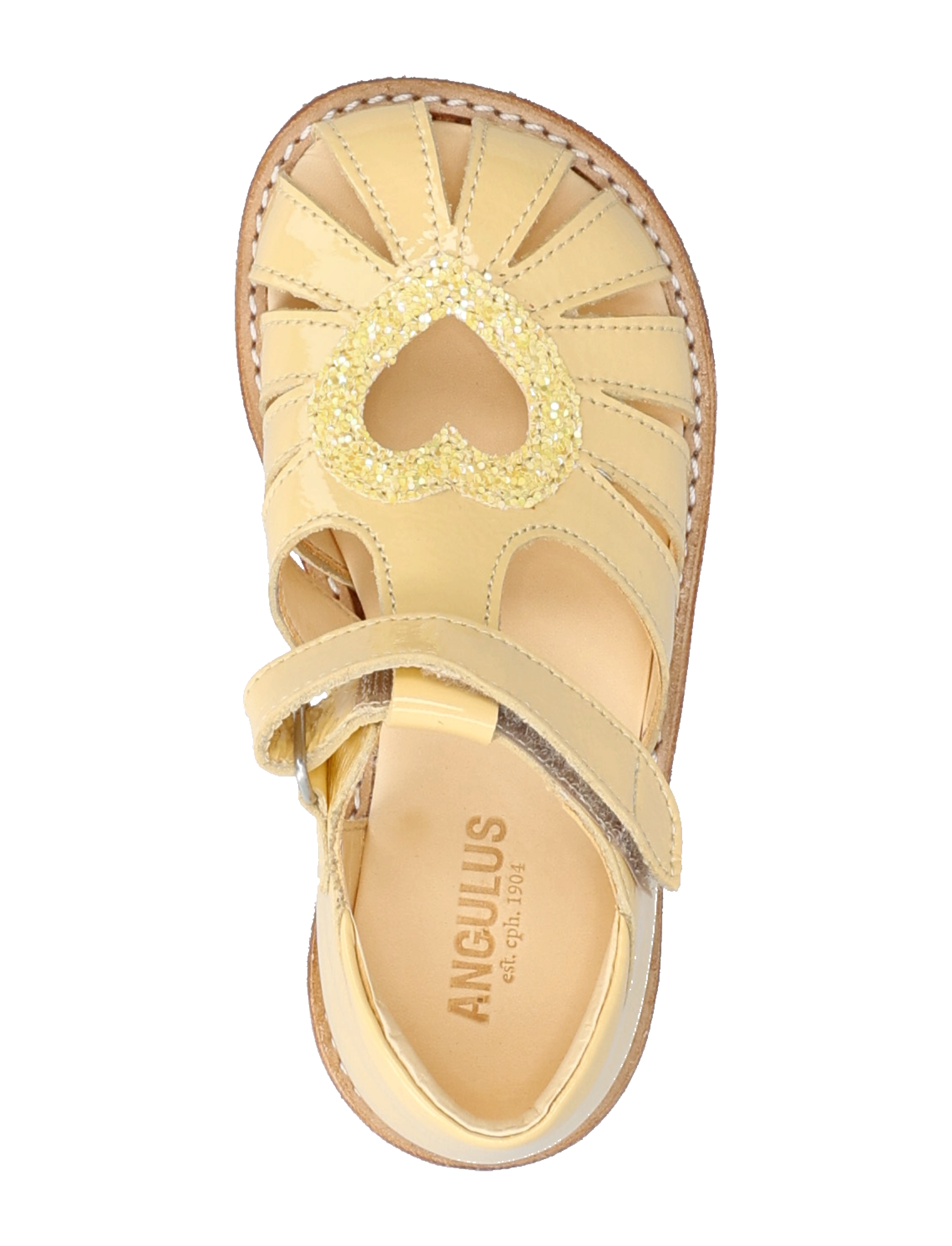 ANGULUS - Sandals - flat  - closed toe - schuhe - 2706/2825 mellow yellow/pineap - 3