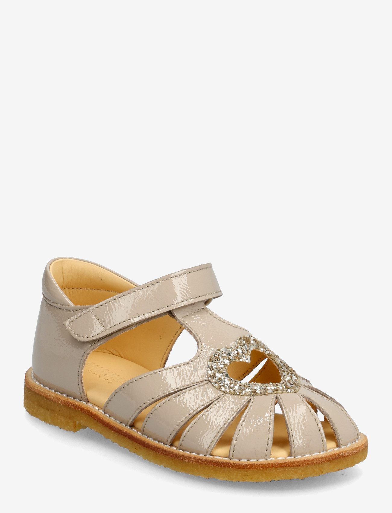 ANGULUS - Sandals - flat  - closed toe - schuhe - 4056/3618 sand/champagne glitt - 0