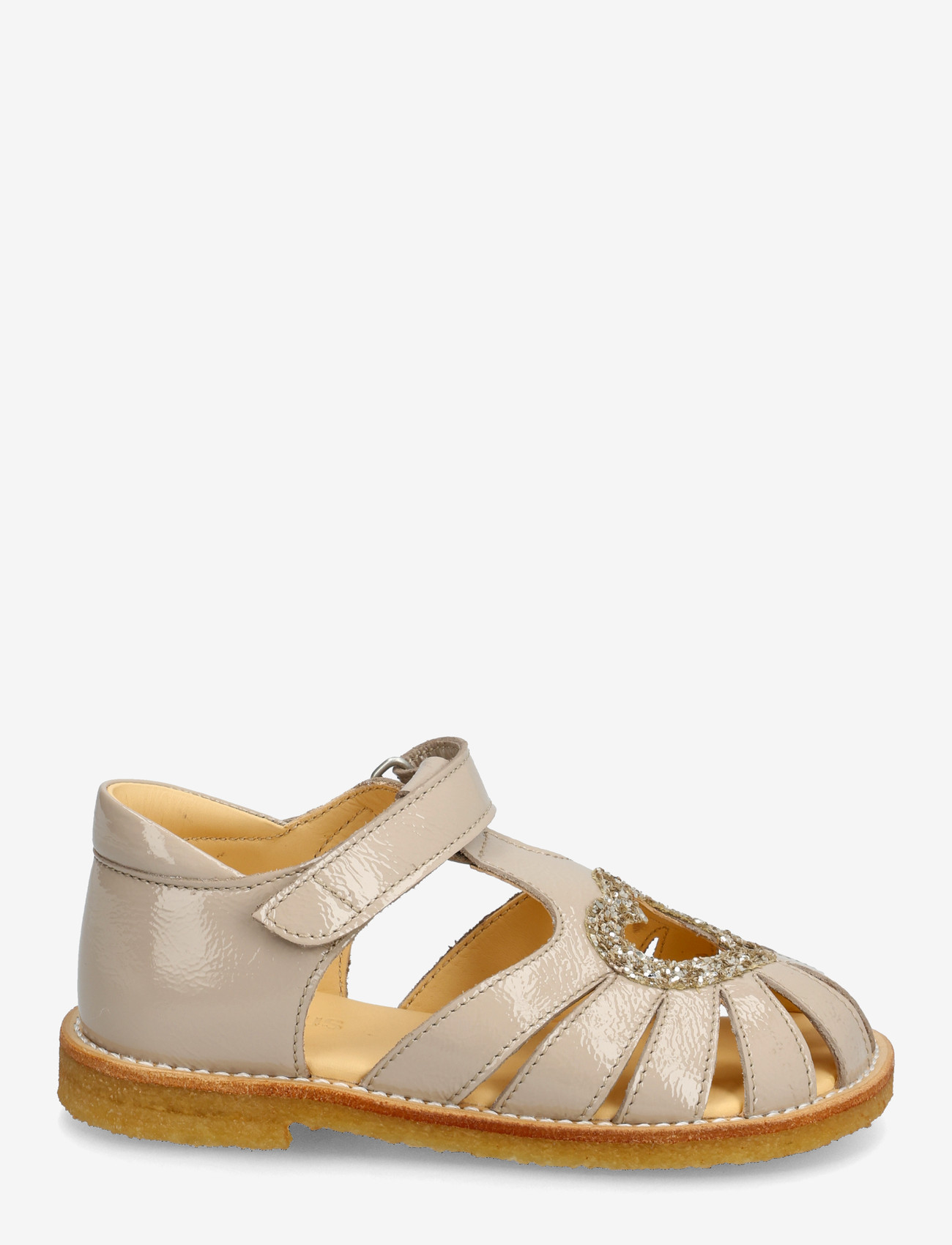 ANGULUS - Sandals - flat  - closed toe - schuhe - 4056/3618 sand/champagne glitt - 1