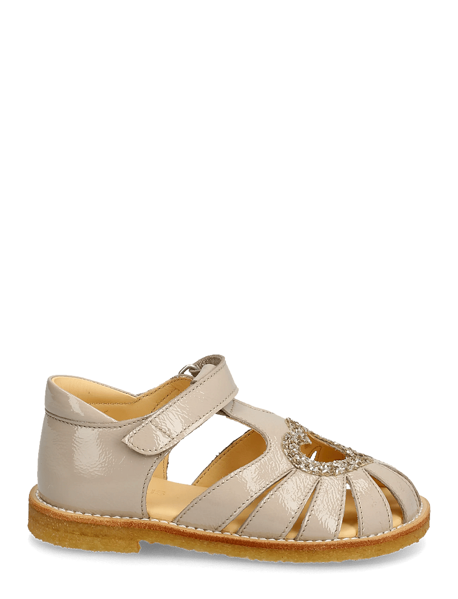 ANGULUS - Sandals - flat - closed toe - shoes - 4056/3618 sand/champagne glitt - 1