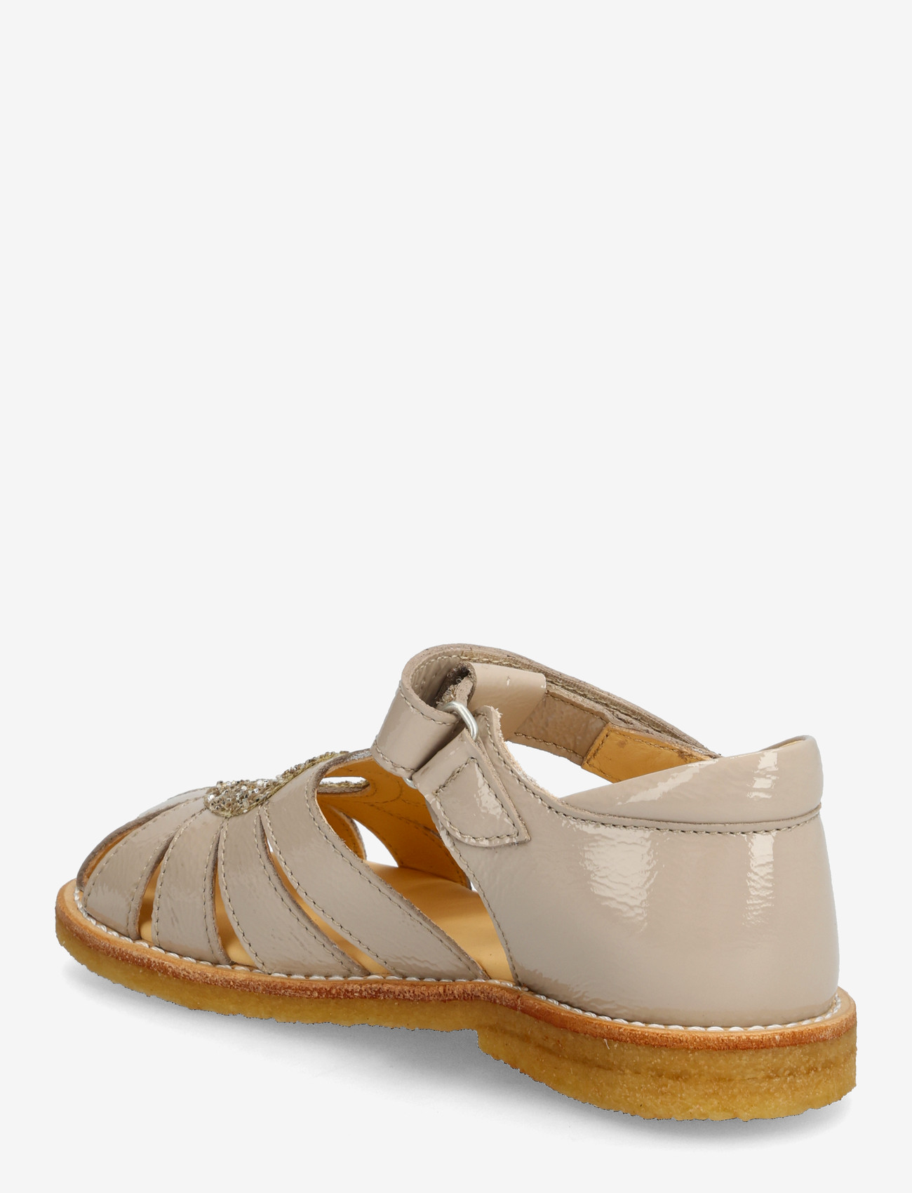 ANGULUS - Sandals - flat  - closed toe - schuhe - 4056/3618 sand/champagne glitt - 2