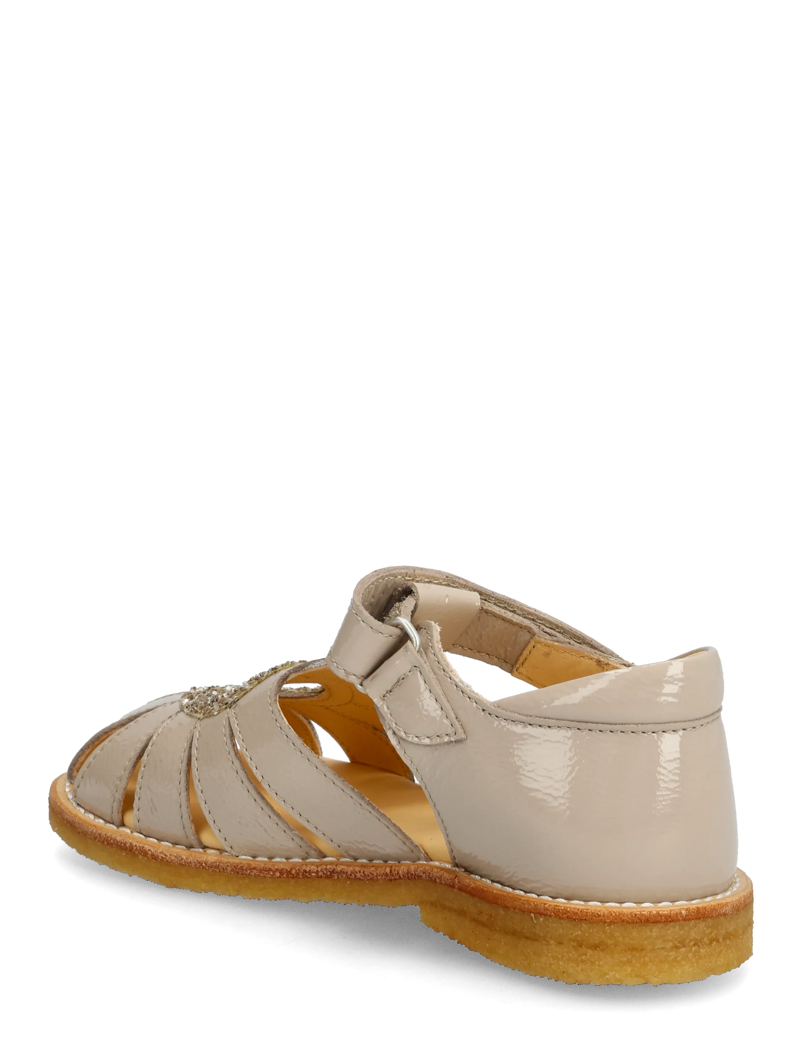 ANGULUS - Sandals - flat  - closed toe - shoes - 4056/3618 sand/champagne glitt - 2