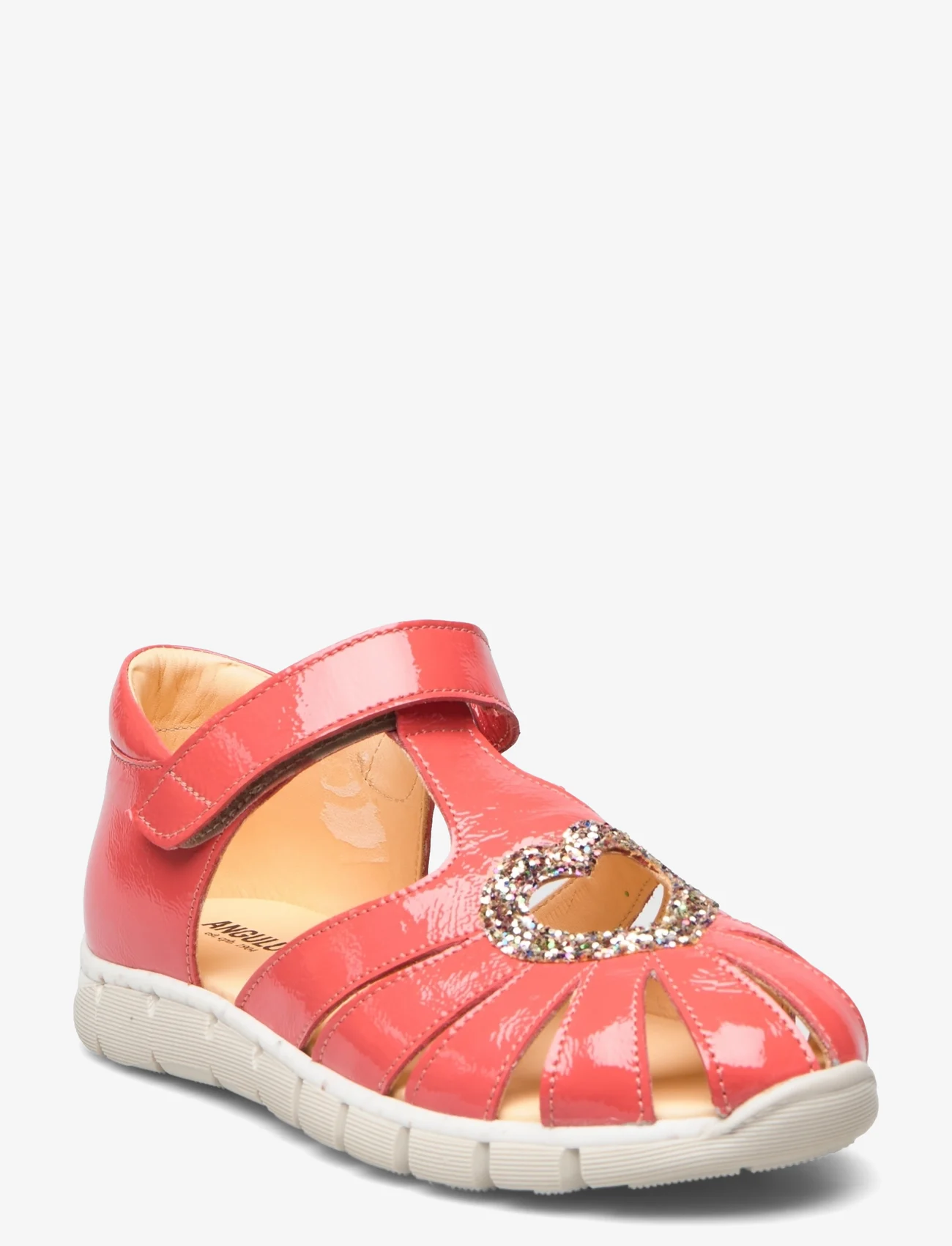 ANGULUS - Sandals - flat - closed toe -  - 1318/2488 koral/multi glitter - 0
