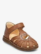 Sandals - flat - closed toe - - 1732/1708 ALMOND/MAPLE GLITTER