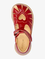 ANGULUS - Sandals - flat - closed toe - - vasaras piedāvājumi - 1377 dark red - 3